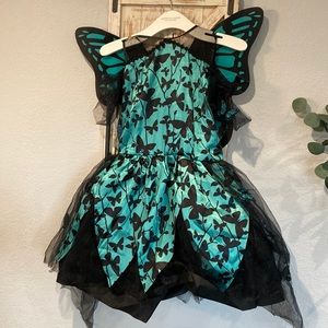 Butterfly Costume - with Velcro Wings - Girls Large